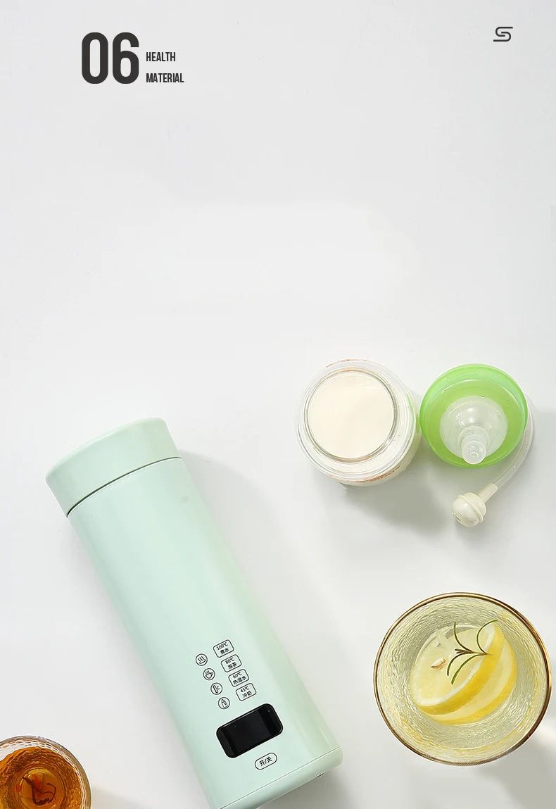 Smart Digital Water Bottle Electric Kettles with Smart Temperature Control Cup Heated Thermal Bottle Stainless Steel Thermos