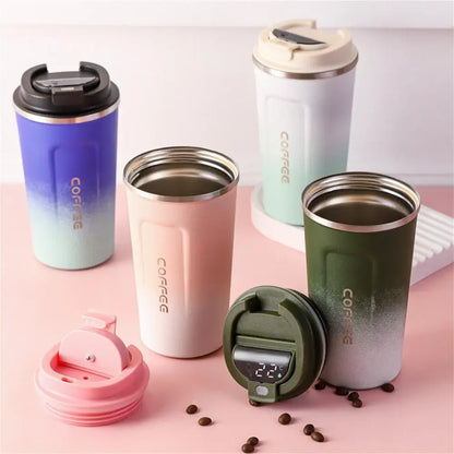 510ml Smart Thermos Bottle LED Temperature Display Thermal Mug Coffee Cups Portable Vacuum Flasks Travel Insulated Tumbler