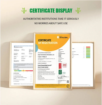 Eco-Friendly Bamboo Coffee Table - Sustainable Living Room Furniture