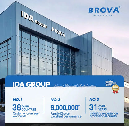 BORVA 8000L/H Smart Home Central Bionic Water Purification Pre-Filter with Automatic Timed Self-Cleaning and High Flow Rate