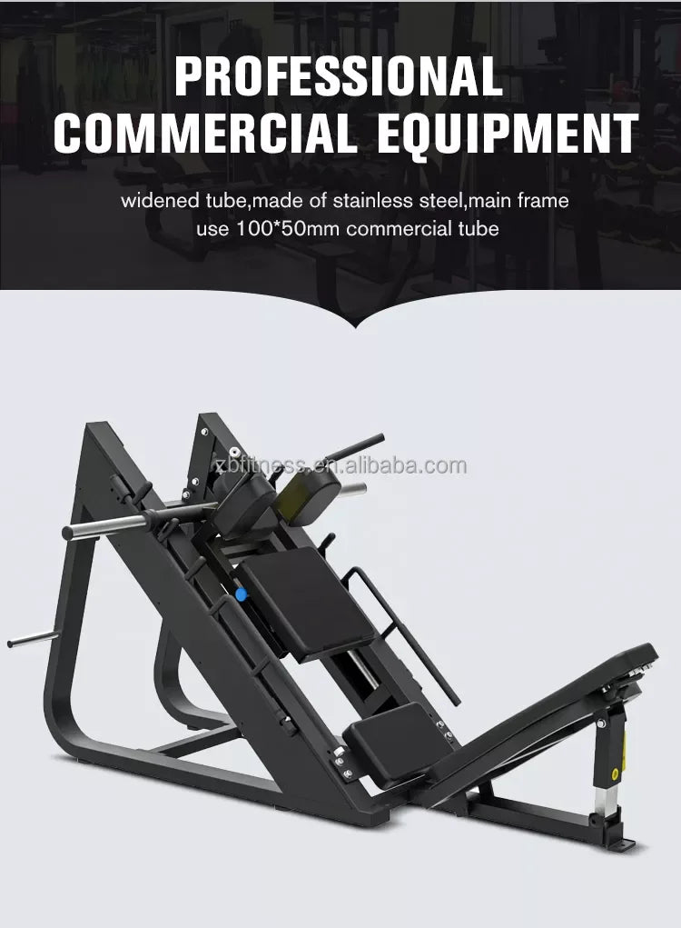 Wholesale Factory Direct Commercial Fitness Equipment Gym Dual Function Free Weight Fitness 45 Degree Leg Press & Hack Slide