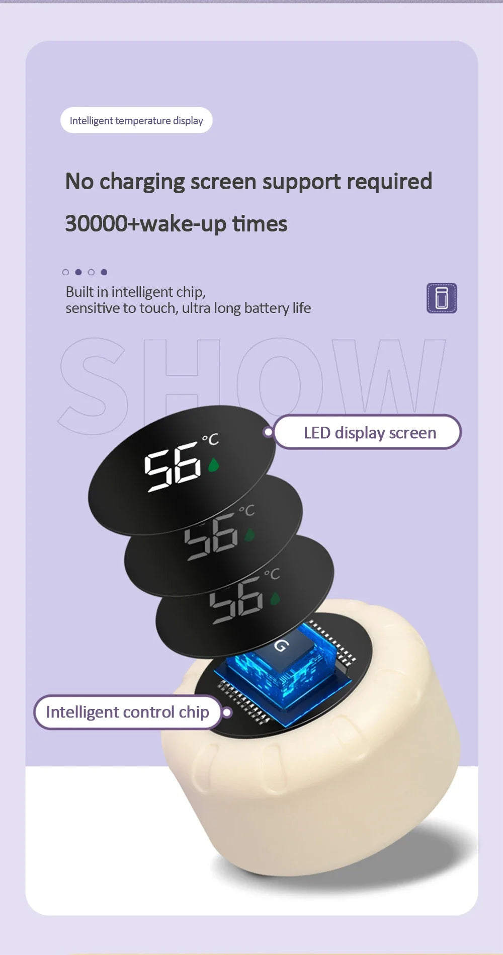 Smart Thermos Mug 316 Stainless Steel Thermos Bottle Vacuum Flasks For Girls Travel Thermal Water Bottle Tumbler Thermocup