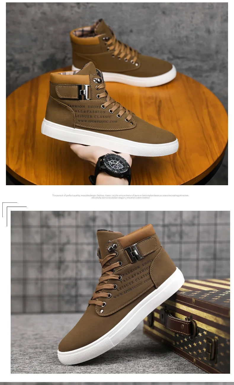 Brand Designer Men's Sneakers Comfortable Casual Shoes Fashion Non-slip Platform Shoes New Lightweight Sneakers Tenis Masculino