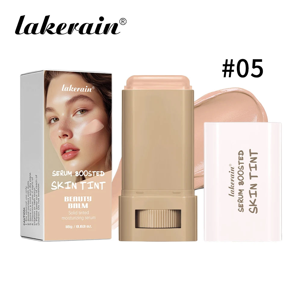 Eraser Foundation Stick Stick Serum Boosted Skin Tint Foundation Stick Smooth Plumper Hight Coverage Travel Flawless Foundation