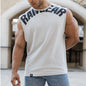 Men's Summer Trend Cotton Tank Tops Male Sweat Sleeveless Shirt Muscle Sports Gym Fitness Workout O-Neck Vest Casual Clothing