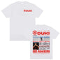 Rapper DUKI SSJ Ameri 2025 Tour Merch T Shirt Men Women Harajuku Vintage Gothic Clothes T-shirts Casual Cotton Oversized T-shirt