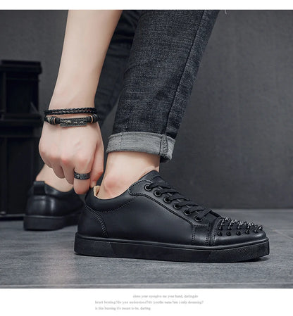 Comfortable Breathable Studded Sneakers for Men Women Casual Sports Shoes Fashion Lightweight Walking Shoes