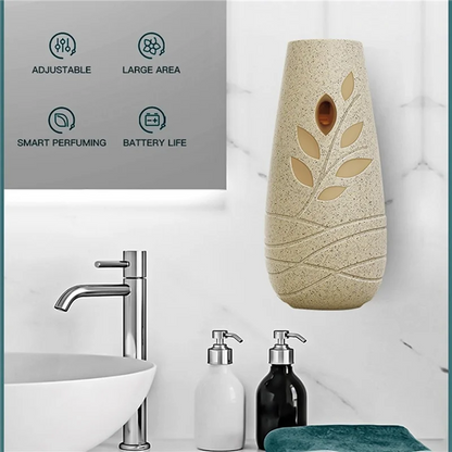 【A87T】2Pc Eco-Friendly Leaf-Shaped Fragrance Diffuser Has An Automatic Timer And Is Suitable For Use In Homes And Offices