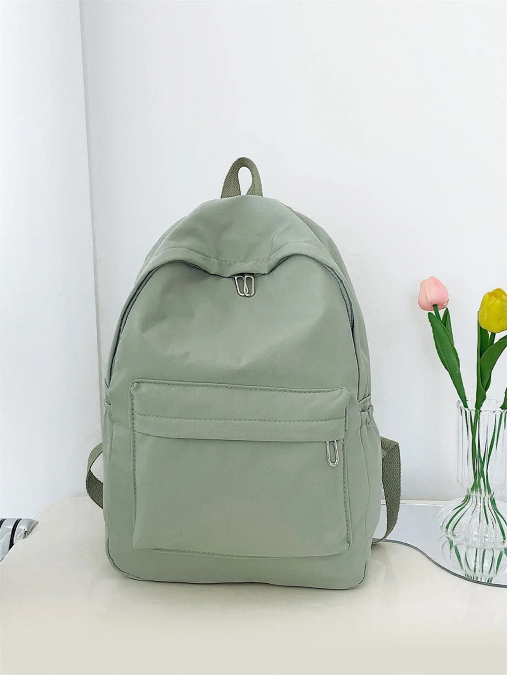 Customized New School Bags Personalized Name Embroidery Large Capacity Nylon Student Backpack Adult Children Travelling Bags