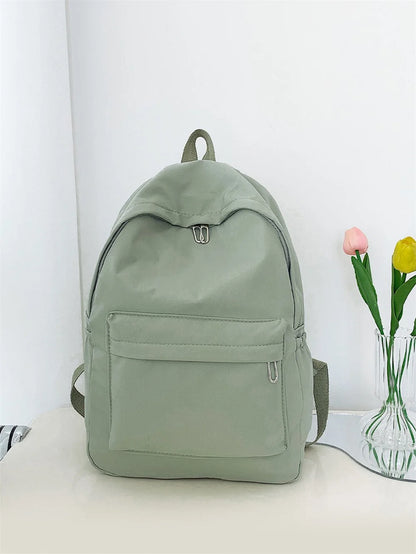 Customized New School Bags Personalized Name Embroidery Large Capacity Nylon Student Backpack Adult Children Travelling Bags