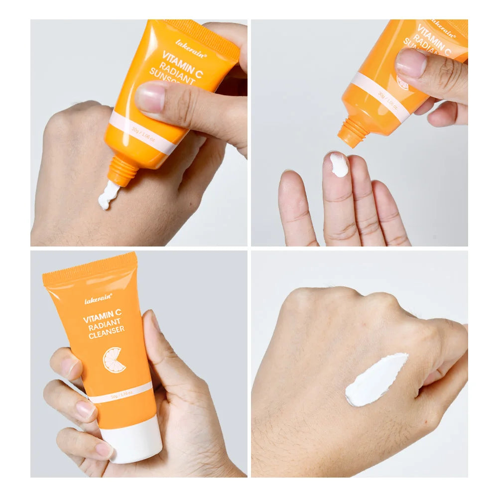 Multi Skin Care Lotion SPF 30 Vitamin C Hydrating Moisturizer Brighten Skin Protects From UV Rays Nourishing Formula