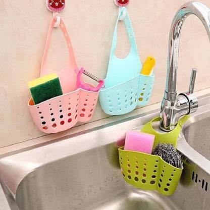 Drain Basket, Sink Holder, Storage Tools, Kitchen Bathroom Storage Shelf, Sponge Holder, Kitchen Drain Basket Draining Rack