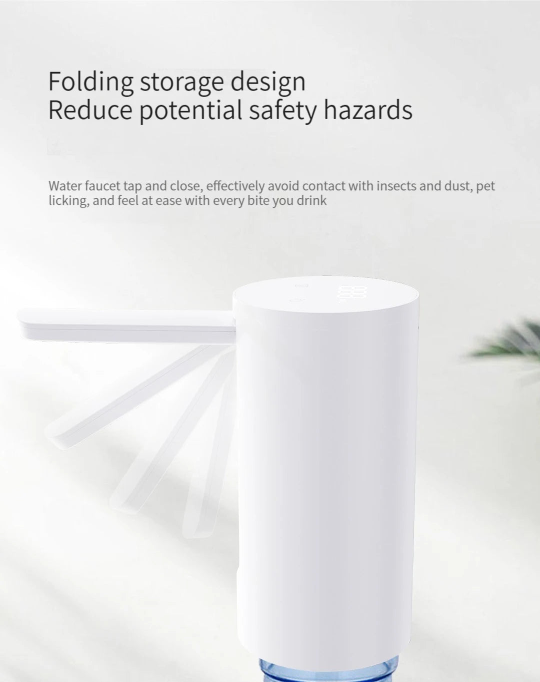 Xiaolang Smart Electric Water Dispenser Portable Automatic Water Pump for Household use Small Water fold Drinkware Kitchen