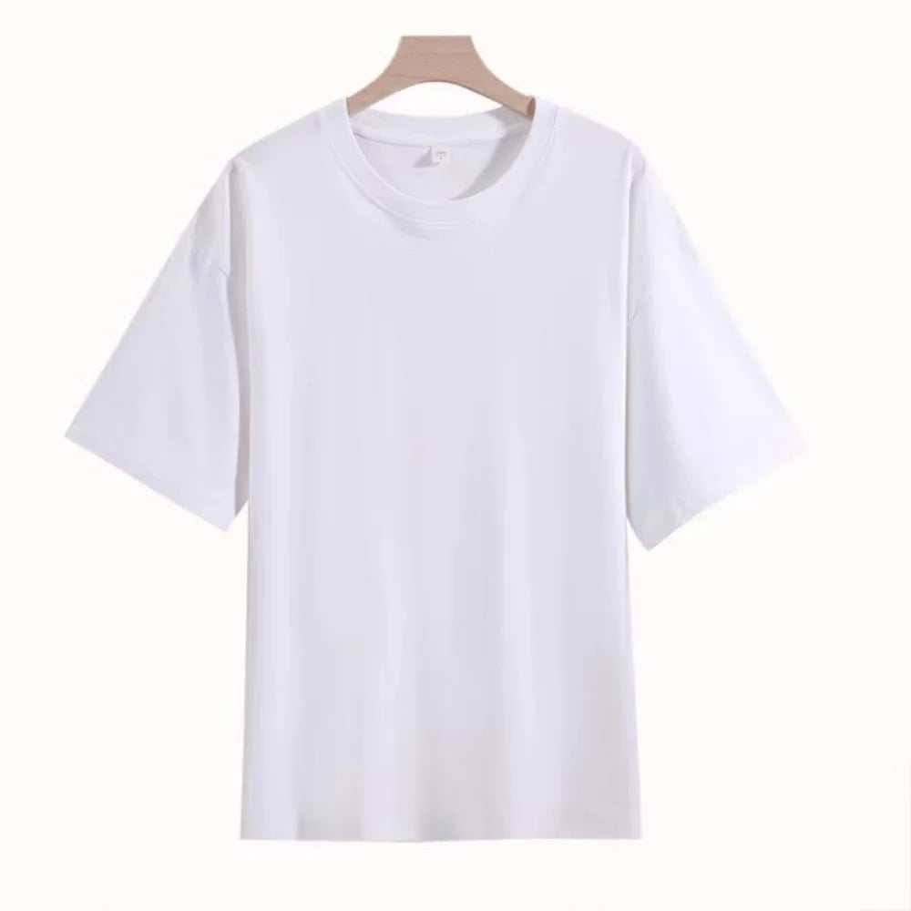 Customized Blouses T-Shirt Your Logo Photo Design Print 100% Cotton Shirt Unisex Personalized Gift for Friend Family Daily Dress