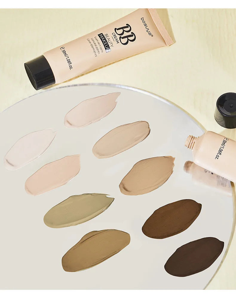 30ml Beauty BB Cream Foundation,Liquid Concealer,Long-Lasting Moisturizing Waterproof,Not Easy to Remove Makeup,Full Coverage