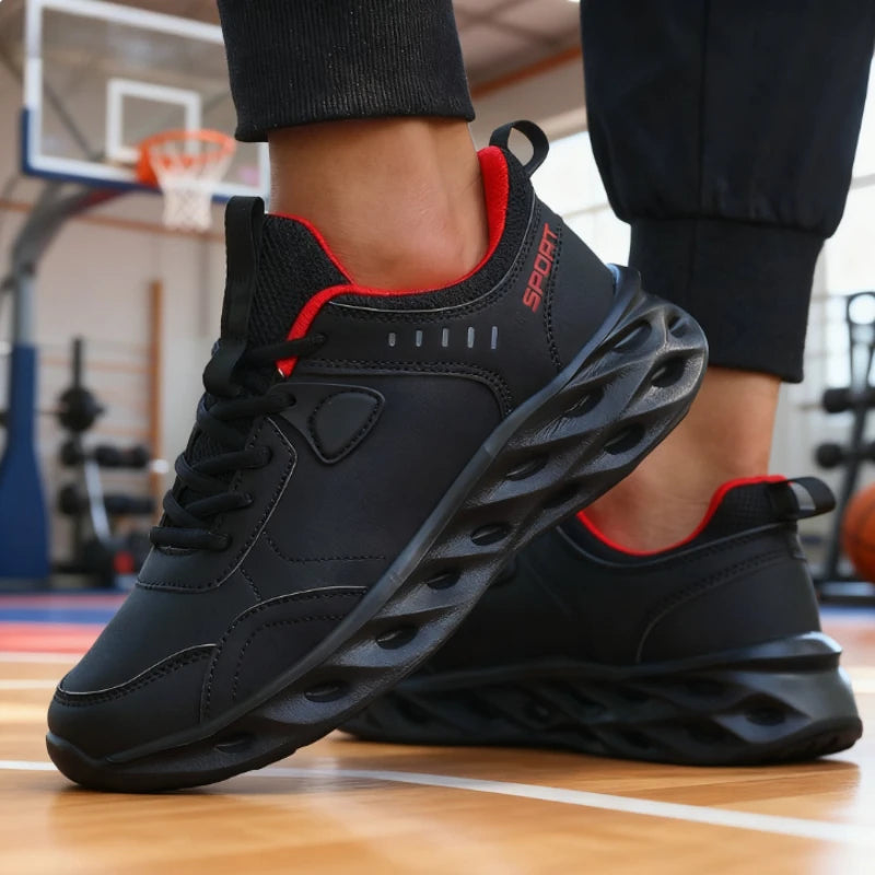 Men's Sport Shoes Breathable Lightweight Running Shoe Fashion Casual Sneakers Shock-Absorbing Gym Athletic Shoe for Men Hot Sale