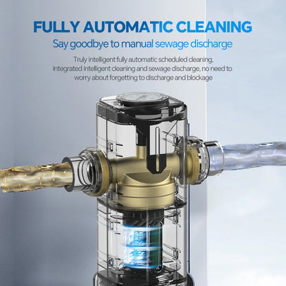 BORVA 8000L/H Smart Home Central Bionic Water Purification Pre-Filter with Automatic Timed Self-Cleaning and High Flow Rate