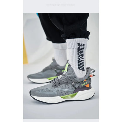 Men's sports shoes, lightweight carbon plate racing running shoes, winter shock absorption, anti slip, wear-resistant, breathabl