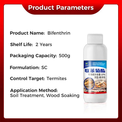 Termite killer, eco-friendly model, long-lasting effect. Suitable for termite control in soil, buildings and wood.-House