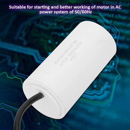 CBB60 EcO Friendly Motor Running Capacitor 450V 60uf ESR 0.2 for Household Electric Appliance