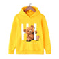 Autumn Winter Children Hoodies Kawaii Hi Teddy Bear Print Girls Boys Baby Clothes Casual Fashion Kids Sweatshirt Pullovers Tops