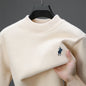 High end brand men's round neck knitted sweater autumn winter warm fashion Pony embroidery Korean style design casual pullover