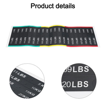 Fitness Equipment Weight Stickers  Weight Stack Labels For Gym Home Fitness Machine Weight Stack Number Stickers Fitness Parts