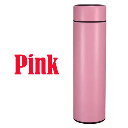 Custom Name Smart Digital Water Bottle Keeps Cold and Heat Thermal Bottle Stainless Steel Thermos for Baby Children Kids