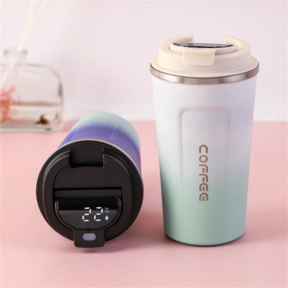 510ml Smart Thermos Bottle LED Temperature Display Thermal Mug Coffee Cups Portable Vacuum Flasks Travel Insulated Tumbler