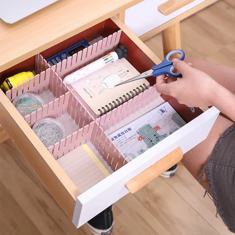 Adjustable Household Storage Cabinet Combination Partition Drawer Organizer Makeup Divider Underwear Socks Sundries Escritorio