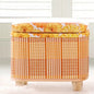 Eco-Friendly Bamboo Woven Storage Stool Wooden Multi-Functional Organizer Box Sofa Bench for Hallway Balcony Shoe Footrest