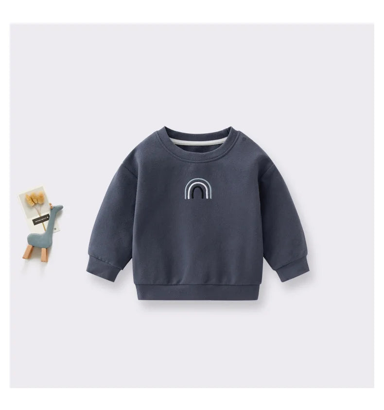 Baby Boys Clothes Spring Autumn Cartoon Cotton Sweatshirt Boys Girl's Pullover Fashion Comfortable Baby Hoodies Kids 0-3 Years