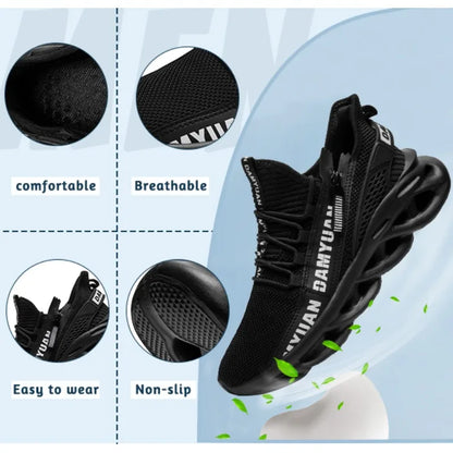 Men's Sports Shoes Comfortable Non-Slip Breathable Design for Running and Daily Wear Lightweight Shock Absorbing Sneakers
