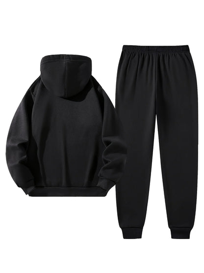 A men's full set includes a hooded sweatshirt and matching pants - the latest 2025 model