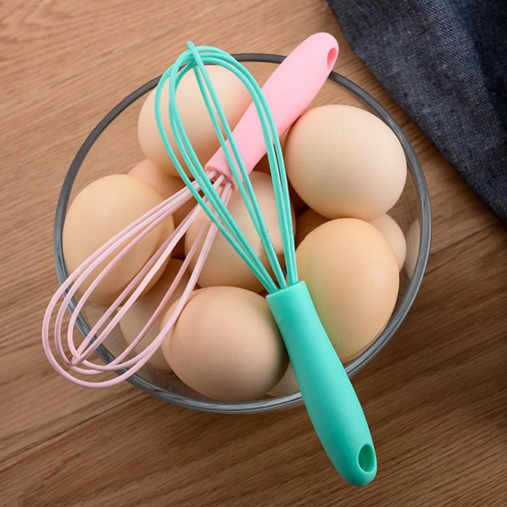 Eco-Friendly for Chocolate Wood Handle Egg Agitator Baking Tools Egg Mixer Cream Butter Whisk Kitchen Utensils Egg Beater