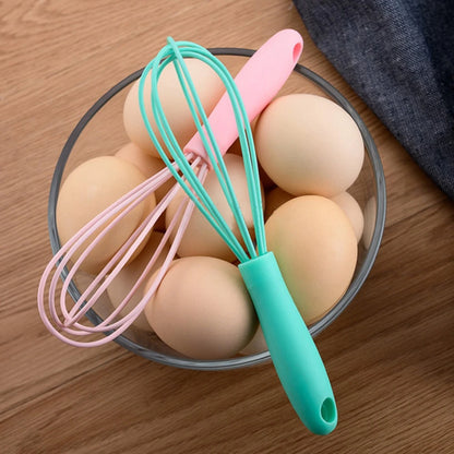 Eco-Friendly for Chocolate Wood Handle Egg Agitator Baking Tools Egg Mixer Cream Butter Whisk Kitchen Utensils Egg Beater