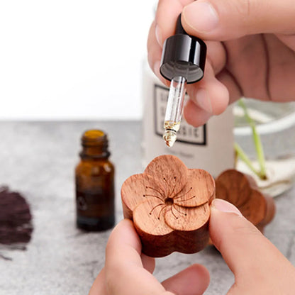 Eco Friendly Home Decor Sleep Aid Stress Relief Aroma Wood Aromatherapy Essential Oil Diffuser Diffused