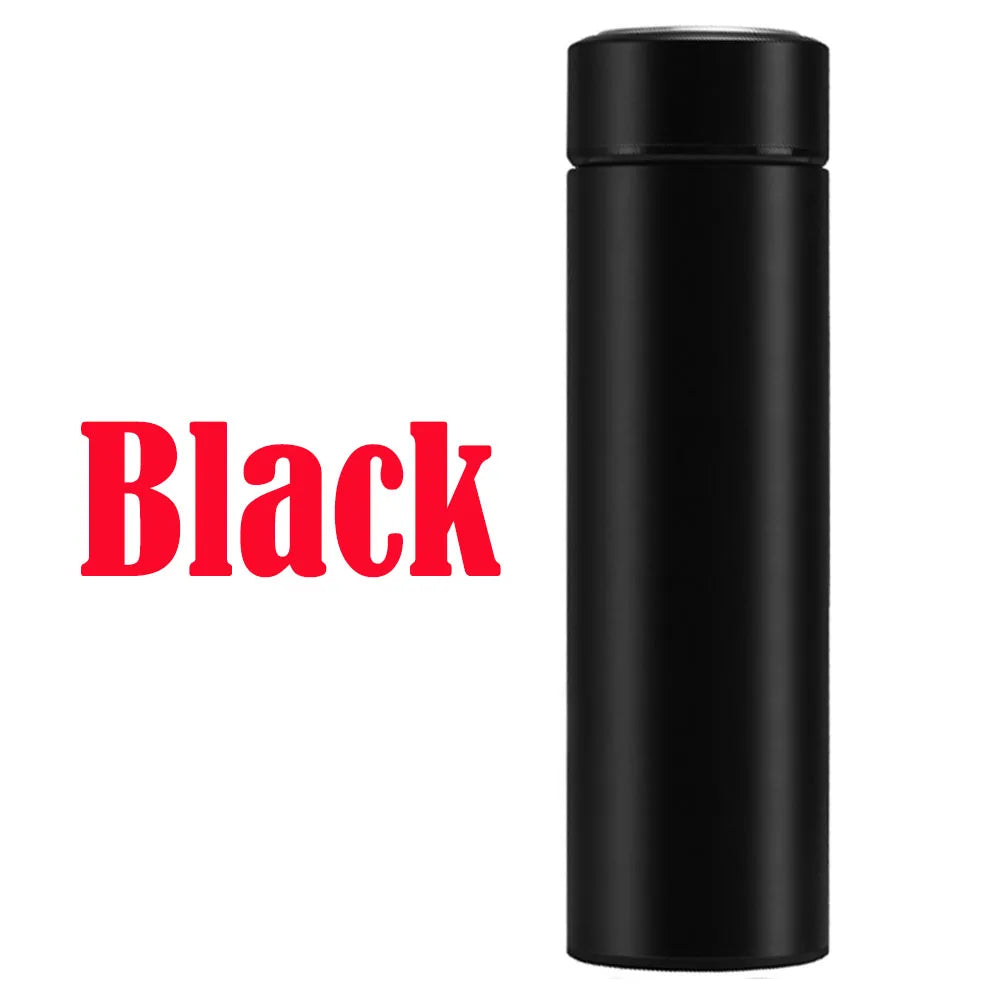 Custom Name Smart Digital Water Bottle Keeps Cold and Heat Thermal Bottle Stainless Steel Thermos for Baby Children Kids