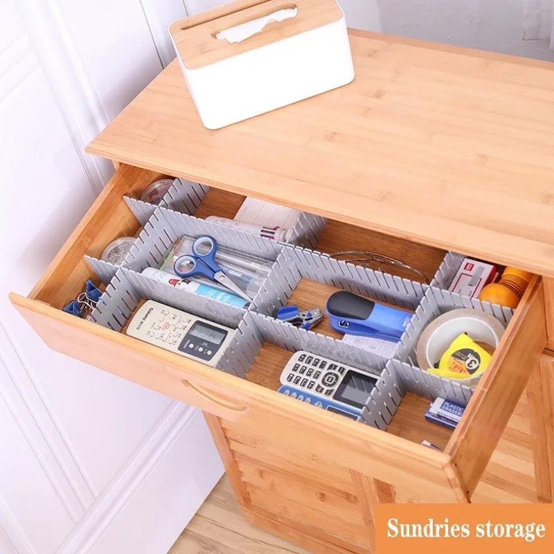 Adjustable Household Storage Cabinet Combination Partition Drawer Organizer Makeup Divider Underwear Socks Sundries Escritorio