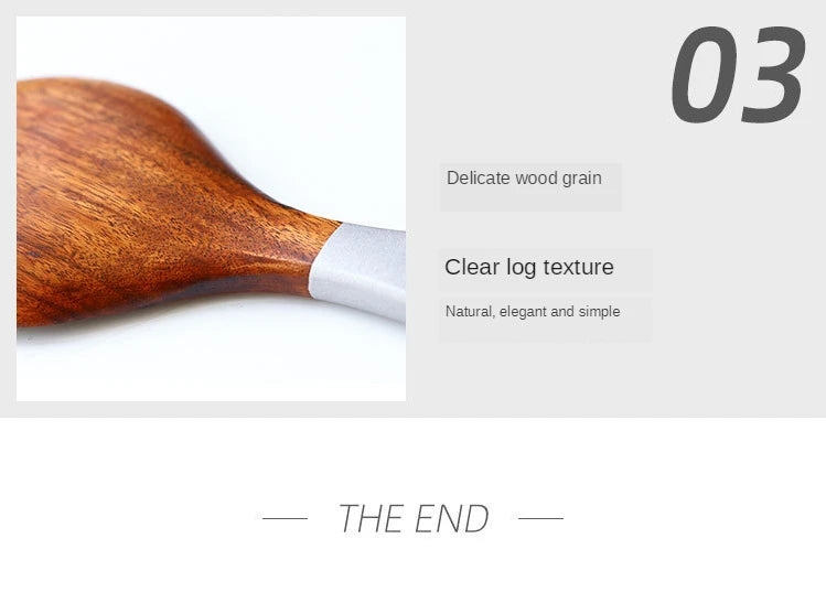 Solid Wood Cooking Tool Set Eco-friendly Teak Spatula Rice Scoop Environmental Protection Tableware Household ковшик кухонный