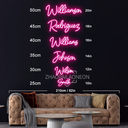 Custom Neon Sign Led Name Light for Kids Custom Name Signs Logo Birthday Lights Neon Led Personalized Gifts Bedroom Wall Decor