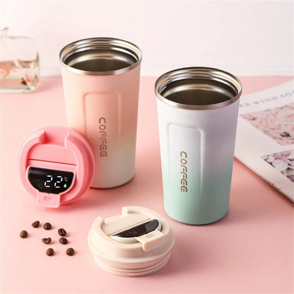 510ml Smart Thermos Bottle LED Temperature Display Thermal Mug Coffee Cups Portable Vacuum Flasks Travel Insulated Tumbler