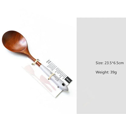 Solid Wood Cooking Tool Set Eco-friendly Teak Spatula Rice Scoop Environmental Protection Tableware Household ковшик кухонный