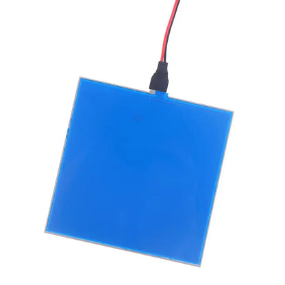 Electroluminescent Eco-friendly Light Source, 12V, Adjustable DIY Frame, Flexible 10x10cm EL Backlight.