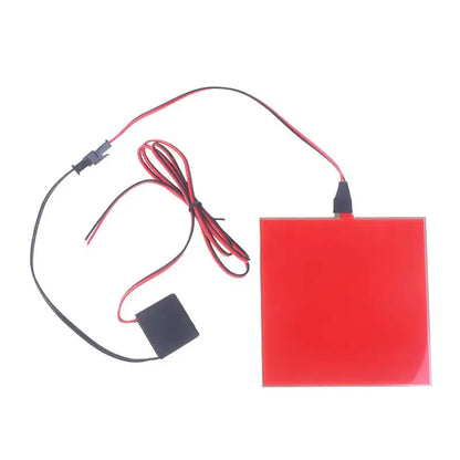 Electroluminescent Eco-friendly Light Source, 12V, Adjustable DIY Frame, Flexible 10x10cm EL Backlight.