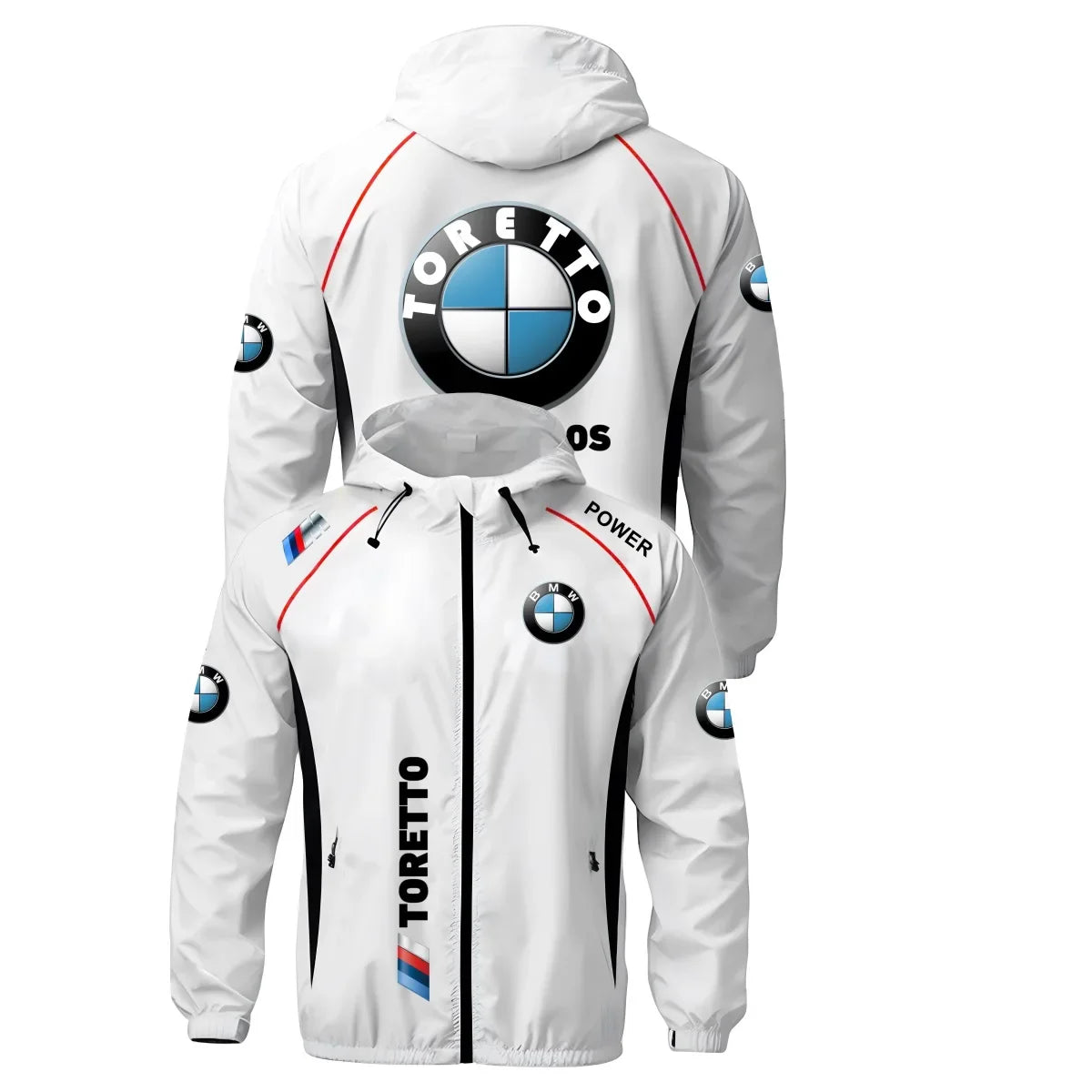 NewStreet Jacket BMW Motorcycle Jacket Racing Jacket Men's Sports Zipper Hooded Top Fashion Versatile Men's Sunscreen Jacket BMW