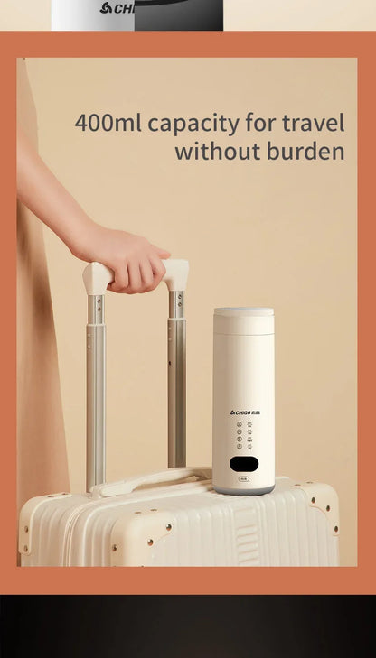 400ml Portable Smart Water Bottle Stainless Steel Thermos Temperature Display Leakproof Vacuum Flasks Coffee Cup Milk Mug