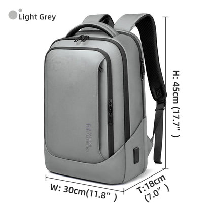 HK Business Backpack Multifunctional Men's 15.6" Laptop Bag Large Capacity Travel Backpacks Waterproof School Bags Work Rucksack