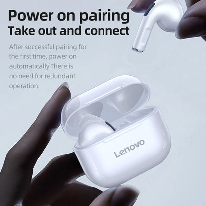 Choice Lenovo LP40 Bluetooth Earphones TWS Immersive Sound HIFI With Mic Wireless Headphones Touch Control HD Call Game Earbuds
