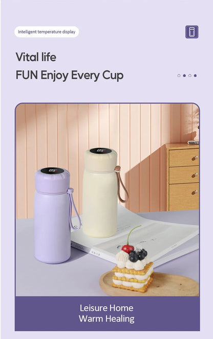 Smart Thermos Mug 316 Stainless Steel Thermos Bottle Vacuum Flasks For Girls Travel Thermal Water Bottle Tumbler Thermocup